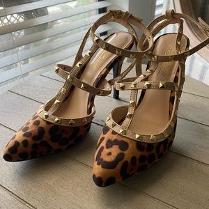 Cheetah Print Anne Michelle Heels